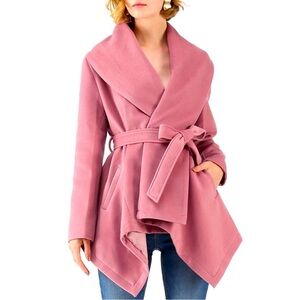 Chicwish Blush Pink Wool Blend Coat